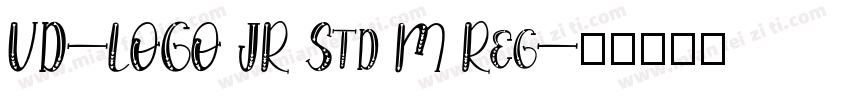 VD-LOGO JR Std M Reg字体转换